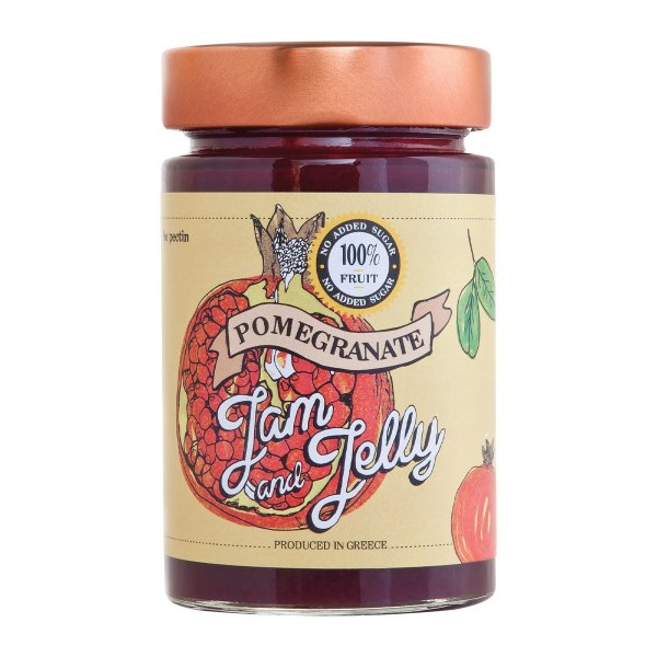 Jam and Jelly Άλειμμα Ρόδι (χωρίς ζάχαρη)